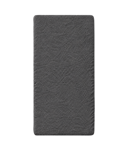 Frotinė paklodė su guma „Dark grey frote“. Paklodės su guma 90x200
