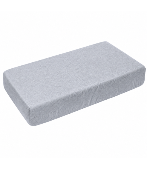 Frotinė paklodė su guma „Grey frote“. Paklodės su guma 90x200