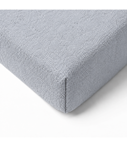 Frotinė paklodė su guma „Grey frote“. Paklodės su guma 90x200