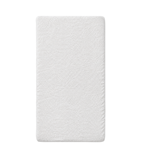 Frotinė paklodė su guma „White frote“. Paklodės su guma 90x200