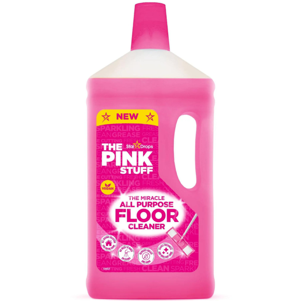 Grindų ploviklis „Floor cleaner“. Grindų valiklis „the pink stuff“, skirtas spindinčiai švarioms grindims.