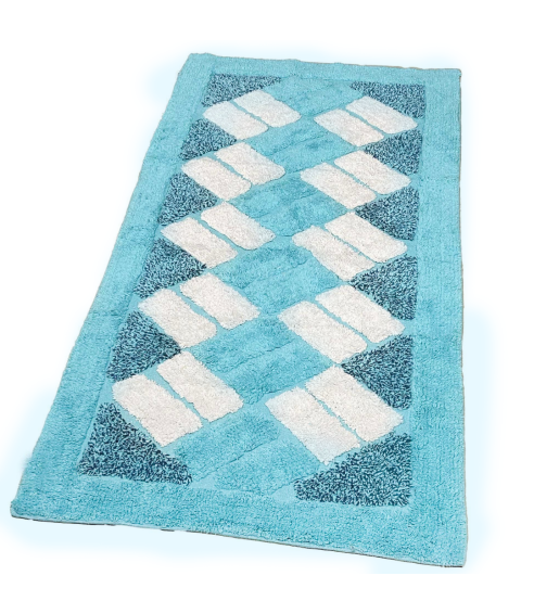 Kilimas „Blue Diamond Mosaic Rug“