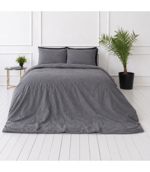 Lininė patalynė „Linen Grey oasis“. Lininė patalynė