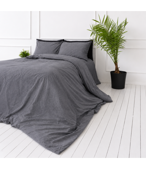 Lininė patalynė „Linen Grey oasis“. Lininė patalynė