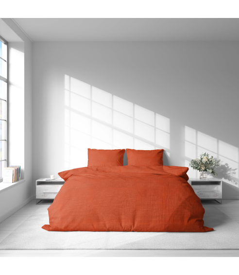 Lininė patalynė „Linen Orange“. Lininė patalynė
