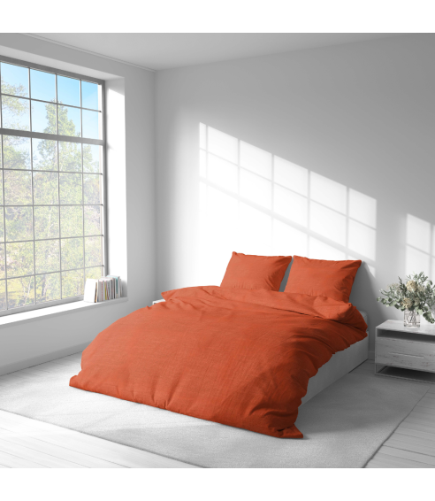 Lininė patalynė „Linen Orange“. Lininė patalynė