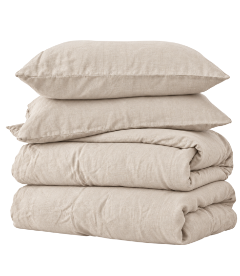 Lininė patalynė „Linen sepia“. Lininė patalynė