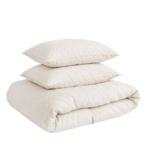 Lininė patalynė „Linen white“. Lininė patalynė
