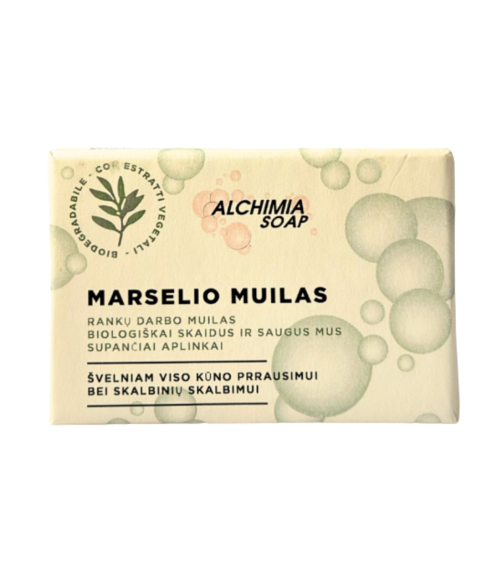 Marselio muilas „Marseille soap Alchimia“. Muilas