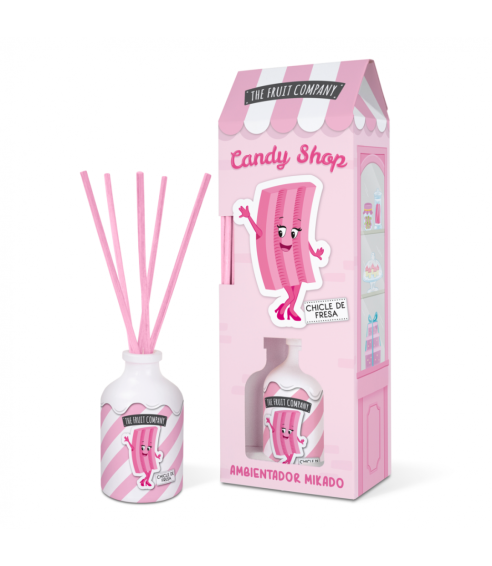 Namų kvapai su lazdelėmis „Candy Pop Fresa The Fruit Company“. Namų kvapai 