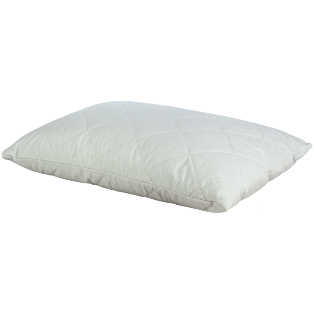 Pagalvė „Linen Lyocell“. Atūrali pagalvė „linen lyocell“, užpildyta lino, medvilnės ir poliesterio pluoštu.