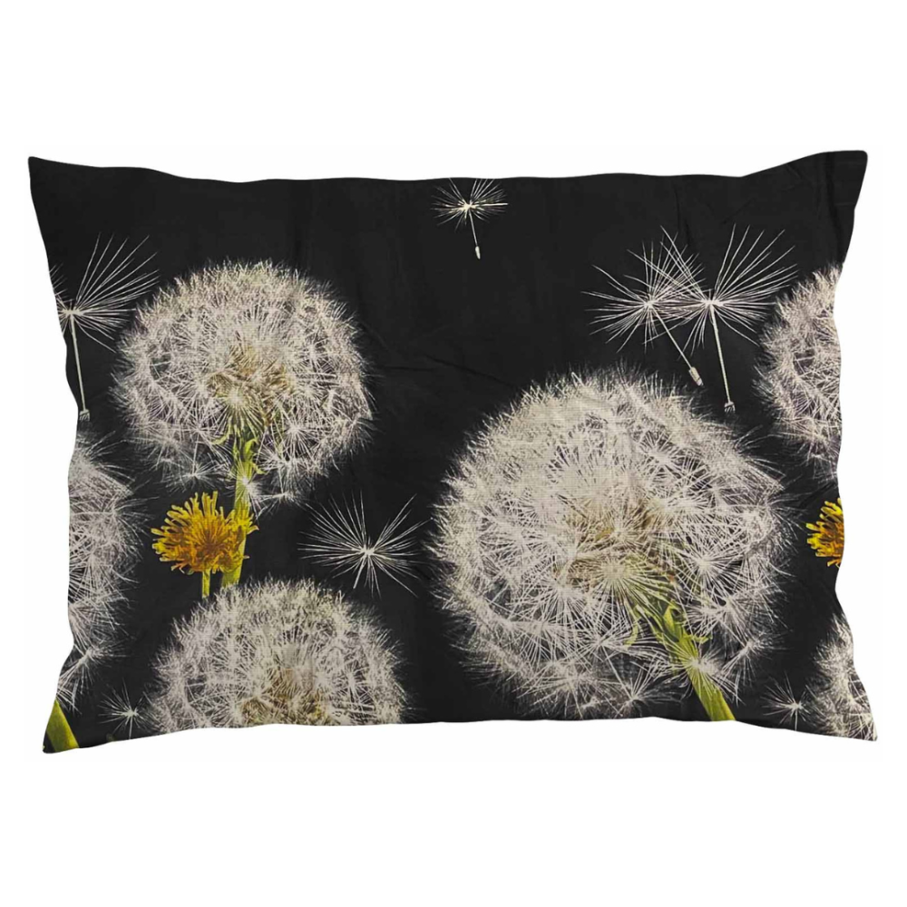 Pagalvių užvalkalai „Dandelion Night“. Pagalvių užvalkalai 50x70