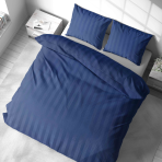 Pagalvių užvalkalai „Dark Blue Stripes“
