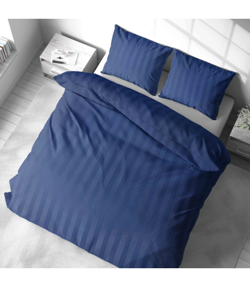 Pagalvių užvalkalai „Dark Blue Stripes“. Pagalvių užvalkalai 50x70