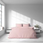 Patalynės komplektas „Crystal pink“. Rožinė patalynė, 140x200 cm, 200x200 cm, 200x220 cm. Gražus rožinis: jaukiai įsitaisykite su šiuo patalynės komplektu.