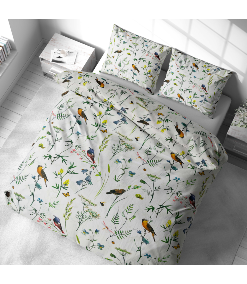 Patalynės komplektas „Song Nest“. Medvilninė patalynė