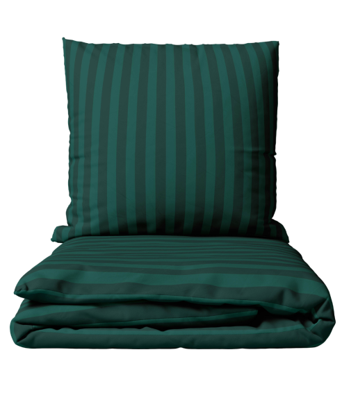 Patalynės komplektas „Green Stripes“. Patalynės komplektai 140x200
