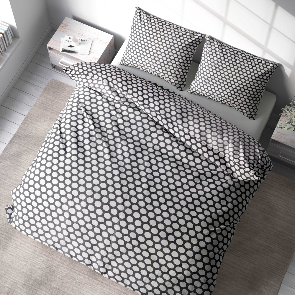 Patalynės komplektas „Grey Ripple“. Patalynės komplektai 140x200, 140x200 cm, 160x200 cm, 200x200 cm, 200x220 cm, 220x240 cm