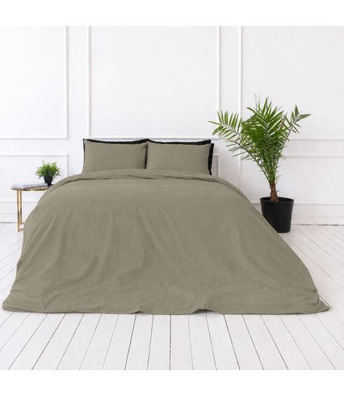 Patalynės komplektas „Khaki Grey“. Patalynės komplektai 140x200