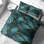 Patalynės komplektas „Luminare“. Žalia patalynė, 140x200 cm, 150x200 cm, 160x200 cm, 180x200 cm, 200x200 cm, 200x220 cm, 220x240 cm. Gilaus žalio tono patalynė su egzotinių lapų ornamentu. Patalynės komplektas „Luminare“. Žalia patalynė, 140x200 cm, 150x200 cm, 160x200 cm, 180x200 cm, 200x200 cm, 200x220 cm, 220x240 cm. Gilaus žalio tono patalynė su egzotinių lapų ornamentu.