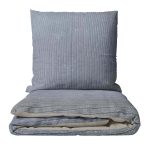 Pliušo patalynė „Minky Grey“. Patalynės komplektai 200x220, 200x220 cm. Minkšto pilko pliušinio audinio patalynės komplektas suteikia jaukumo ir prabangos pojūtį.