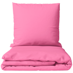 Patalynės komplektas „Momo“. Mikropluošto patalynė, 140x200 cm, 150x200 cm, 160x200 cm, 180x200 cm, 200x200 cm, 200x220 cm, 220x240 cm. Ryškiai rožinis vienspalvis patalynės komplektas su lygiu paviršiumi