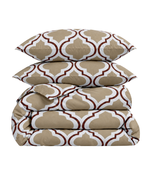 Patalynės komplektas „Moroccan Beige“. Medvilninė patalynė