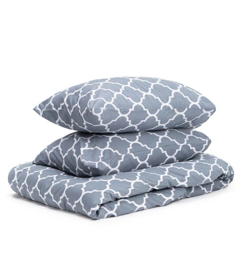 Patalynės komplektas „Morocco grey cotton“. Medvilninė patalynė