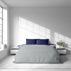 Patalynės komplektas „Navy Harbor“. Mėlyna patalynė, 140x200 cm, 150x200 cm, 160x200 cm, 180x200 cm, 200x200 cm, 200x220 cm, 220x240 cm