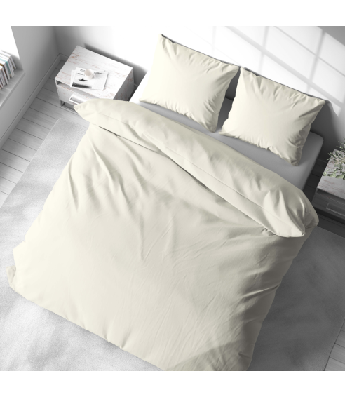 Patalynės komplektas „Pale Vanilla“. Medvilninė patalynė