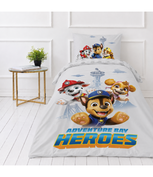 Patalynės komplektas „Paw Patrol“. Medvilninė patalynė