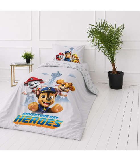Patalynės komplektas „Paw Patrol“. Medvilninė patalynė
