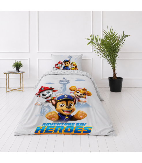 Patalynės komplektas „Paw Patrol“. Medvilninė patalynė