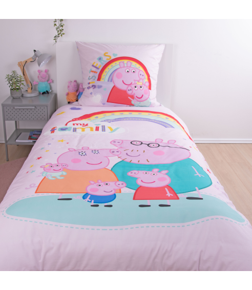 Patalynės komplektas „Peppa Pig“. Vaikiška patalynė