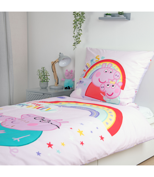 Patalynės komplektas „Peppa Pig“. Vaikiška patalynė