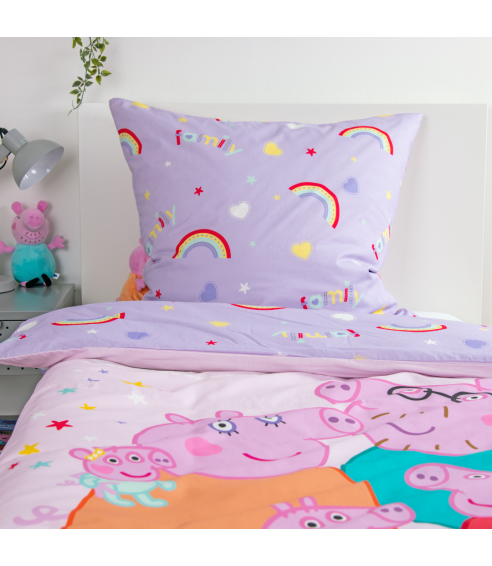 Patalynės komplektas „Peppa Pig“. Vaikiška patalynė