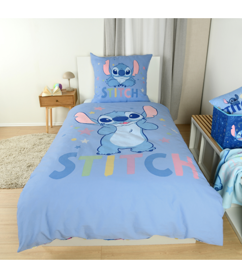 Patalynės komplektas „Stitch Blue“. Vaikiška patalynė