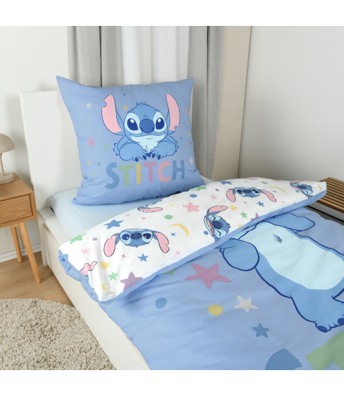 Patalynės komplektas „Stitch Blue“. Vaikiška patalynė