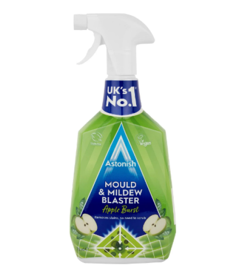 Pelėsio valiklis „Mould and mildew blaster“. Valikliai