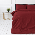 Perkelio patalynės komplektas „Sun-dried Tomato Percale“. Patalynės komplektai 150x200, 140x200 cm, 150x200 cm, 160x200 cm, 180x200 cm, 200x200 cm, 200x220 cm, 220x240 cm. Tamsiai raudona patalynė su šiltu bordo atspalviu. Perkelio patalynės komplektas „Sun-dried Tomato Percale“. Patalynės komplektai 150x200, 140x200 cm, 150x200 cm, 160x200 cm, 180x200 cm, 200x200 cm, 200x220 cm, 220x240 cm. Tamsiai raudona patalynė su šiltu bordo atspalviu.