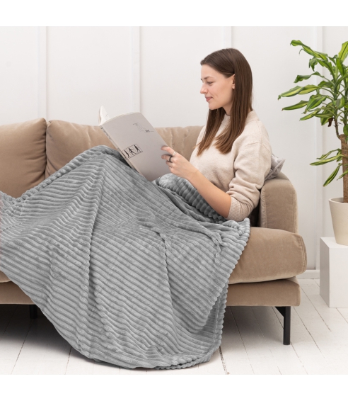 Pledas „Steel Tint fleece blanket“. Pledai