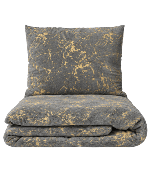 Pliušo patalynė „Minky Gilded Grey“. Patalynės komplektai 200x220
