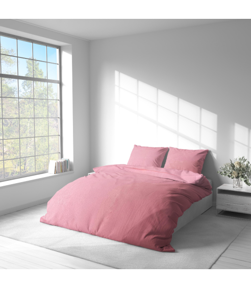 Pliušo patalynė „Minky Rose Solid“. Patalynės komplektai 200x220