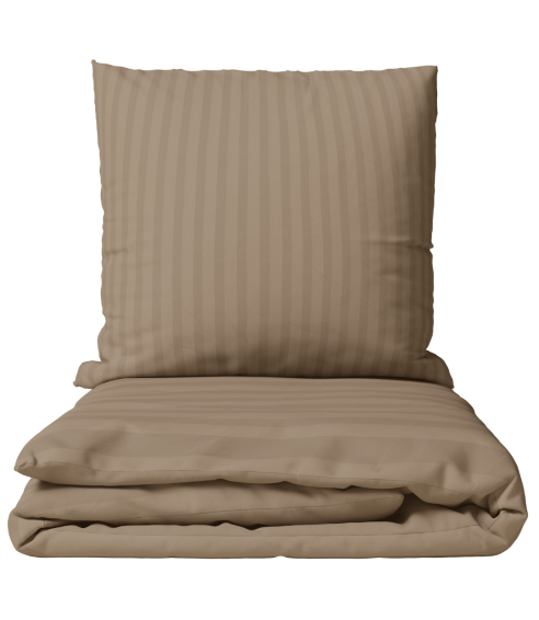 Premium satino patalynės komplektas „Brandy Stripe Sateen“. Satino patalynė