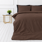 Premium satino patalynės komplektas „Brown“. Vienspalvė patalynė, 140x200 cm, 200x200 cm, 200x220 cm. Elegantiškas rudos spalvos patalynės komplektas, puikiai tinkantis sukurti turtingą ir patrauklią miegamojo atmosferą. Premium satino patalynės komplektas „Brown“. Vienspalvė patalynė, 140x200 cm, 200x200 cm, 200x220 cm. Elegantiškas rudos spalvos patalynės komplektas, puikiai tinkantis sukurti turtingą ir patrauklią miegamojo atmosferą.