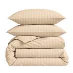 Premium satino patalynės komplektas „Champagne Stripe Sateen“. Patalynės komplektai 150x200, 140x200 cm, 150x200 cm, 160x200 cm, 180x200 cm, 200x200 cm, 200x220 cm, 220x240 cm. Kremiškai smėlinis patalynės komplektas su subtiliu dryžių raštu Premium satino patalynės komplektas „Champagne Stripe Sateen“. Patalynės komplektai 150x200, 140x200 cm, 150x200 cm, 160x200 cm, 180x200 cm, 200x200 cm, 200x220 cm, 220x240 cm. Kremiškai smėlinis patalynės komplektas su subtiliu dryžių raštu