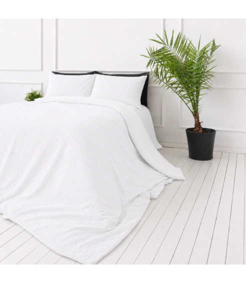 Muslino patalynės komplektas „White muslin“. Patalynės komplektai 200x200