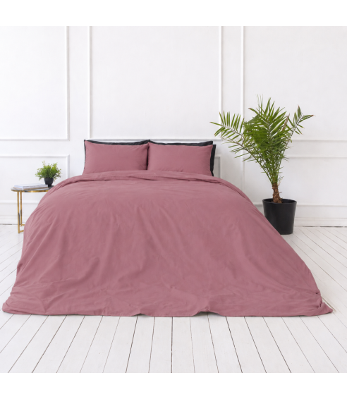Premium satino patalynės komplektas „Grape sateen“. Satino patalynė