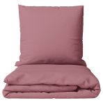 Premium satino patalynės komplektas „Grape sateen“. Patalynės komplektai 150x200, 140x200 cm, 150x200 cm, 160x200 cm, 180x200 cm, 200x200 cm, 200x220 cm, 220x240 cm. Dulksvos rožinės spalvos patalynės komplektas minimalistiniam miegamajam