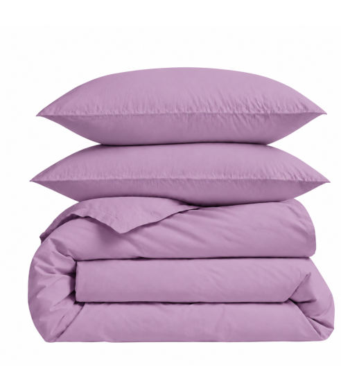 Premium satino patalynės komplektas „Lilac Sateen“. Satino patalynė